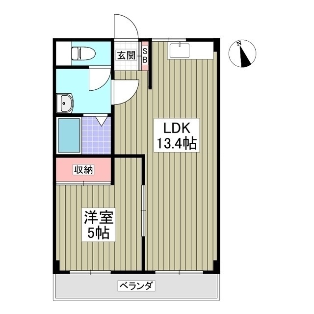 中澤第2コーポの間取り