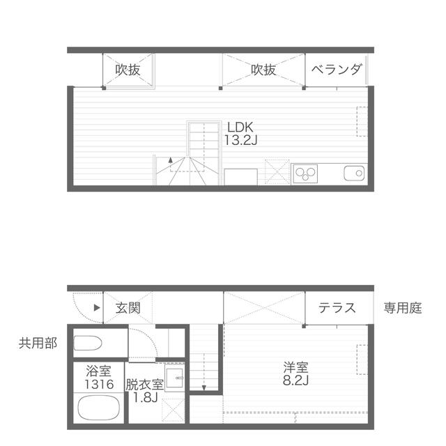 MEZOビレッジの間取り