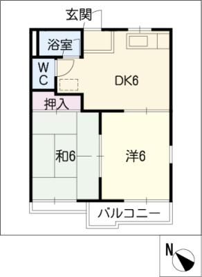 タウニィ長久手の間取り