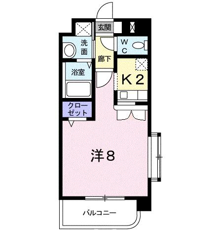 プラシード　ヴィラの間取り