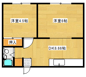 ハイツ山口の間取り