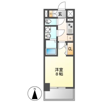 S-RESIDENCE堀田North IIの間取り