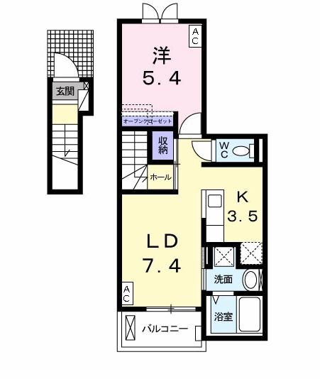 ブロッサムIの間取り