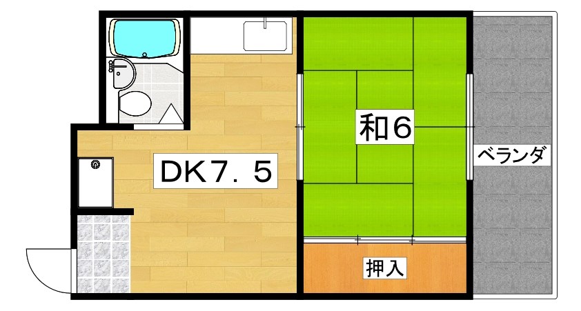 香里ロイヤルプラザの間取り