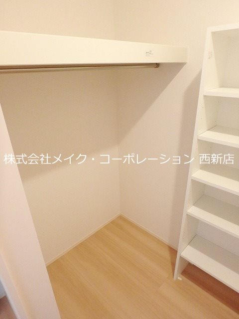 【福岡市早良区小田部のアパートの収納】