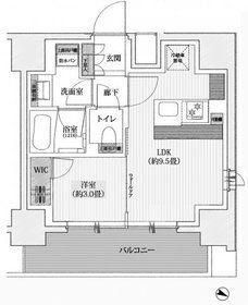 北区滝野川のマンションの間取り