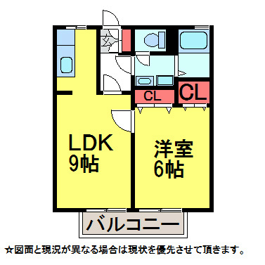 第3三和コーポラスの間取り