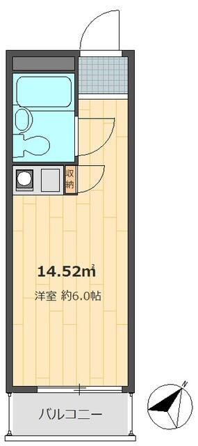 【渋谷区神宮前のマンションの間取り】