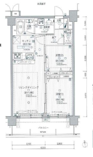 パテラ八王子の間取り