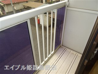 バルコニー　写真は反転のお部屋です