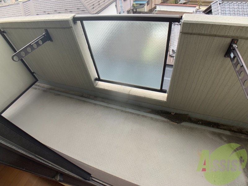 バルコニー　バルコニーも広々で洗濯物も干しやすい。