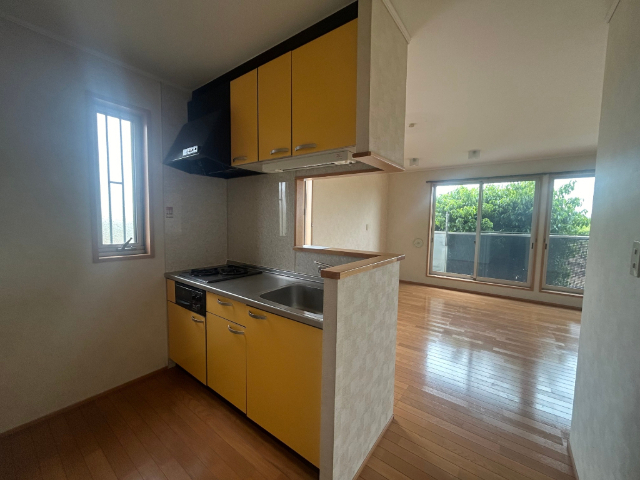 キッチン　システムキッチンですよ。