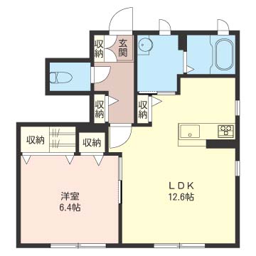 Casa　Relafortの間取り