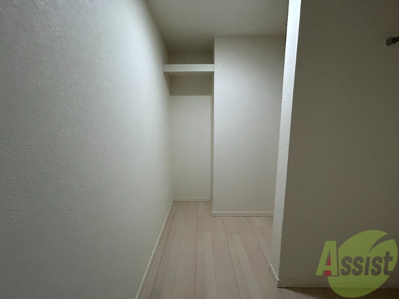 収納　ウォークインクローゼットです。広くて使い勝手が良いです。