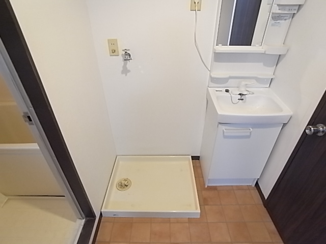 その他　スペースが確保できる洗面所です