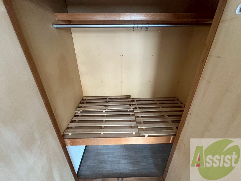 収納　クローゼットがありました。お洋服や荷物はここへ