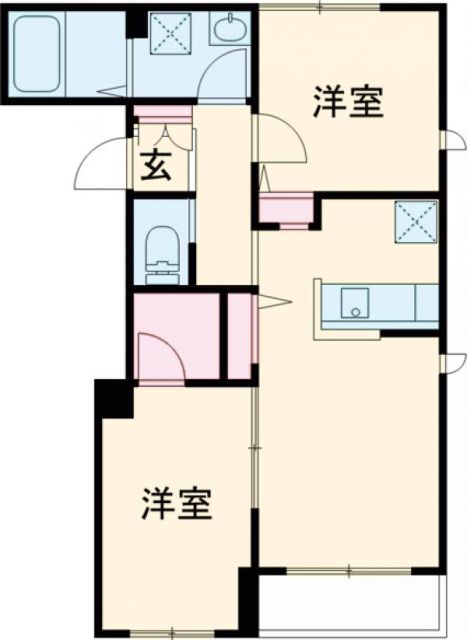 アウラ今川の間取り写真