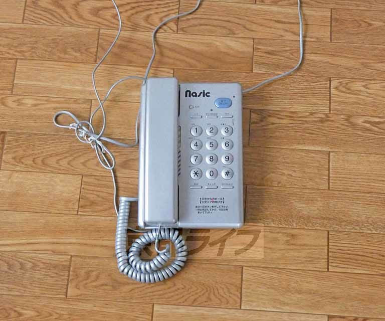 セキュリティ　受話器です