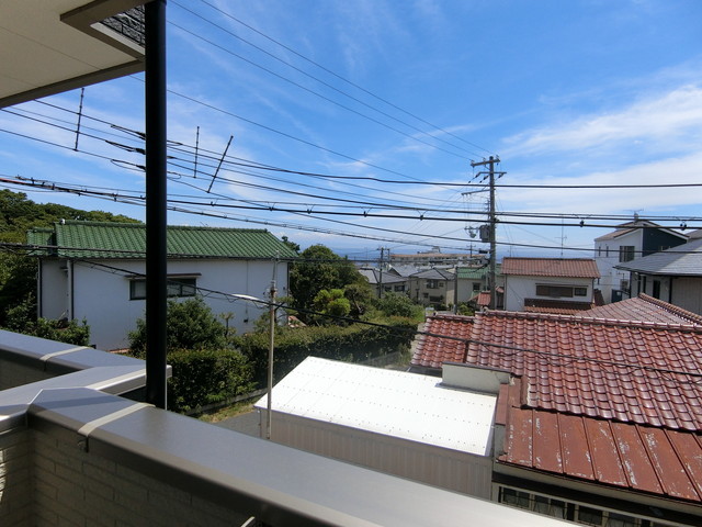 眺望　バルコニーからの景色も良い感じです