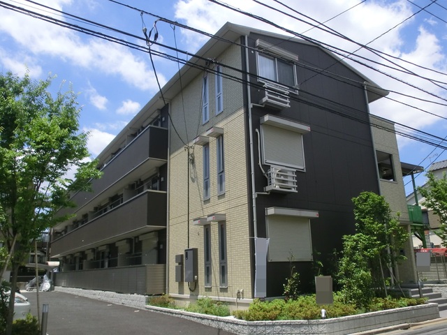 建物外観　シックな色合いがオシャレな外観です。