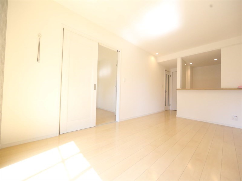 居室・リビング　ＬＤＫ12.5帖　カウンターキッチン　エアコン完備