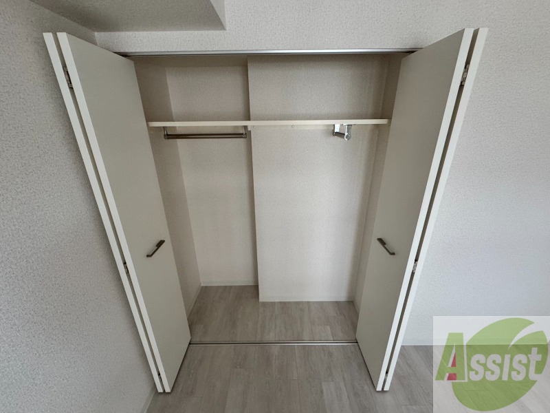 収納　収納です。寝室もすっきり片付きますよ～！