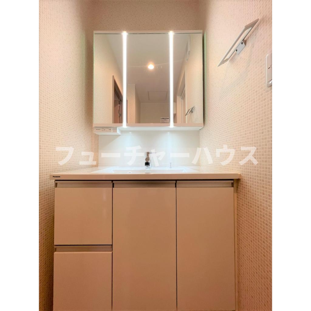 洗面設備　※105号室の画像です