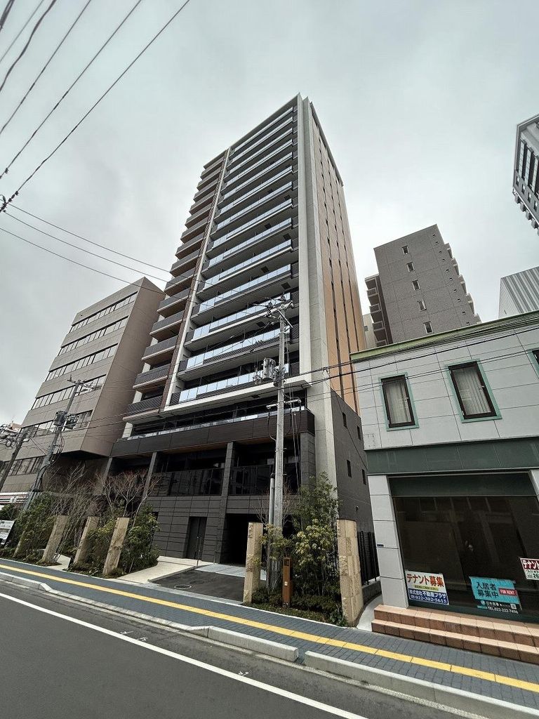 建物外観　免震構造マンション♪南東角住戸♪ガス温水式床暖房（LD）♪