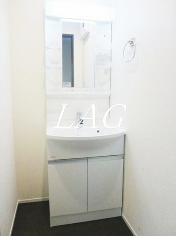 洗面設備　洗面台です。