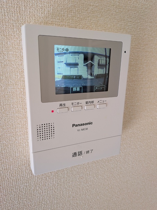 セキュリティ　モニター付きインターホン