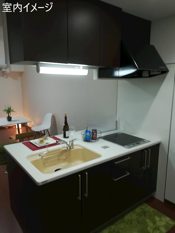 キッチン　家具備品は付属しません