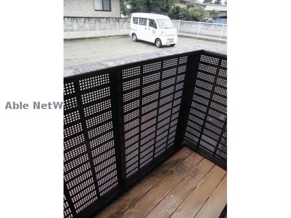 バルコニー　洗濯物も安心です