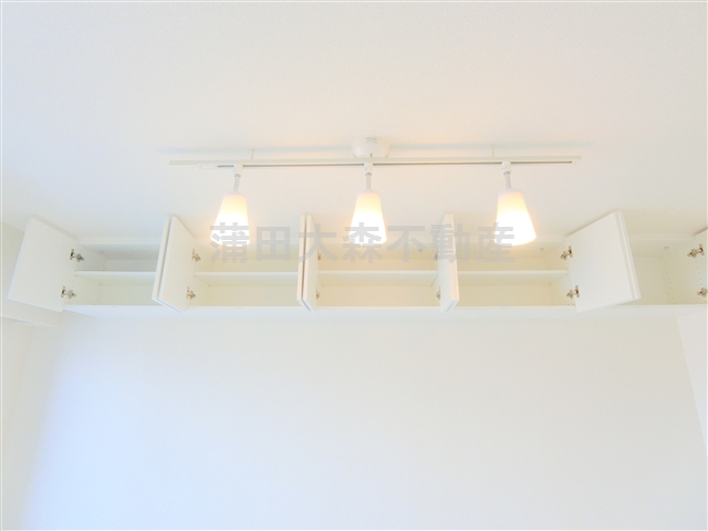 その他設備　ダウンライト照明　吊戸棚収納