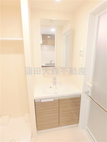 洗面設備　独立洗面台　洗面脱衣所　洗濯機置き場