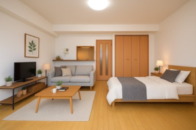 居室・リビング　※CGで家具等を配置したもので家具等は含まれません。