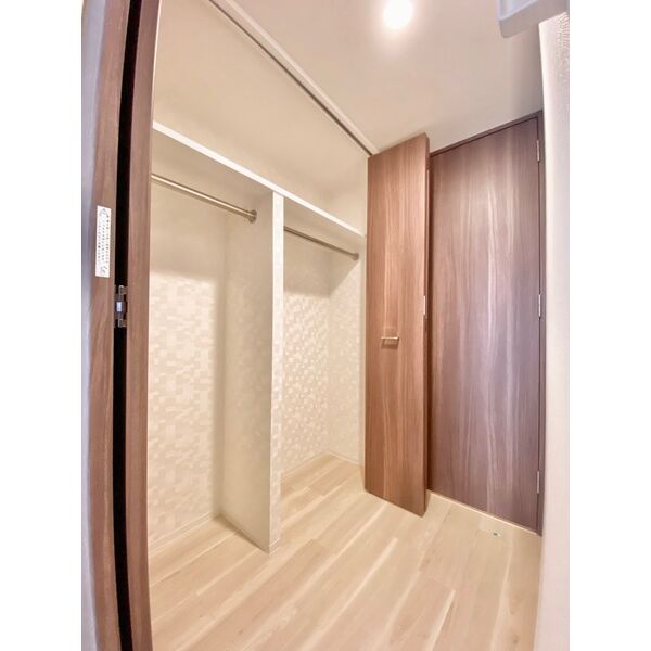 収納　たっぷりとした収納スペースです