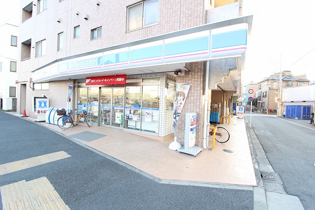 コンビニ　ローソン中原木月三丁目店（コンビニ）まで394m