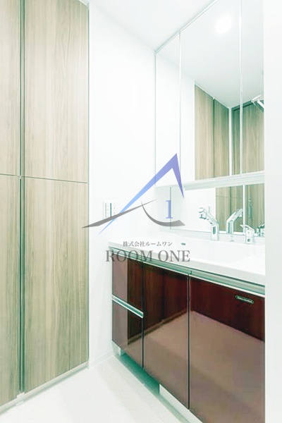 洗面設備　洗面台です。