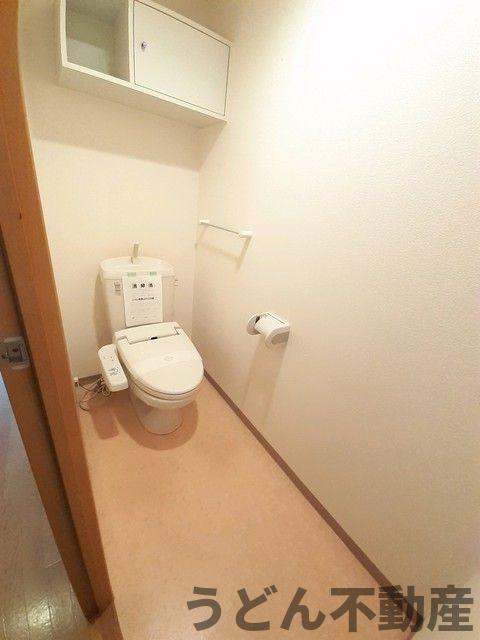 トイレ　うどん県のお部屋探しはうどん不動産へ うどんちゃんとLINE