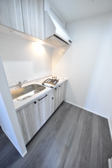 キッチン　2口コンロのシステムキッチンです