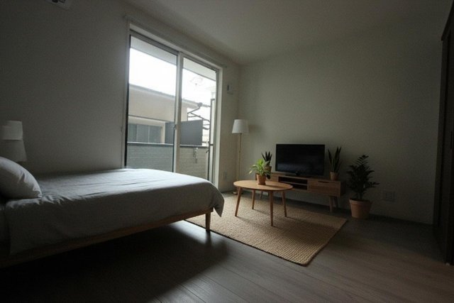 居室・リビング　ＣＧで家具等を配置したもので家具等は含まれません。