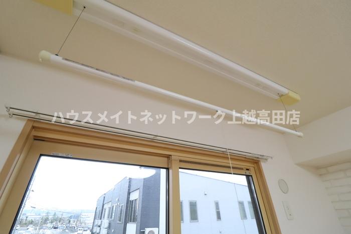 眺望　室内物干し