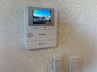 セキュリティ　ＴＶモニターホン※建築中の為、イメージです。