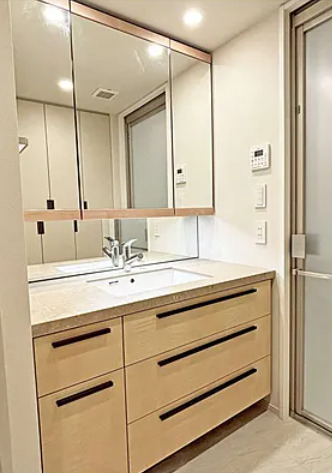 洗面設備　別タイプ部屋　参考写真です