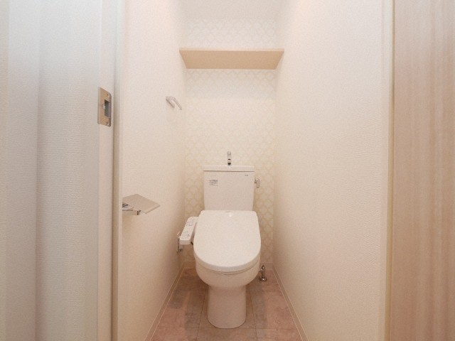 トイレ　ゆったりとした空間のトイレです