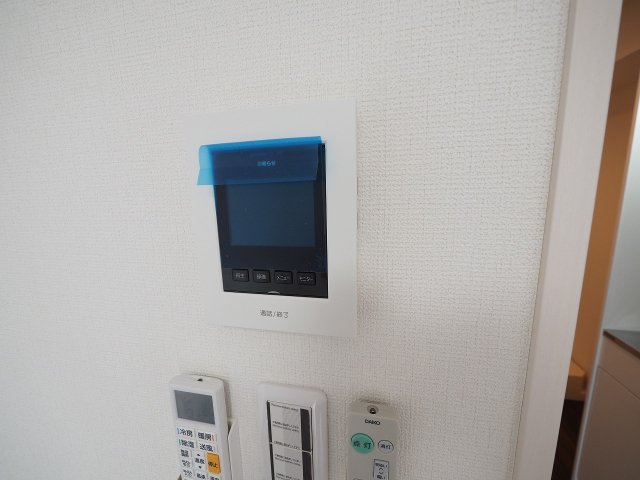 セキュリティ　モニタ付インターホンで急な来客も安心