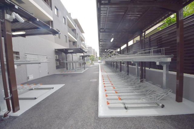 駐車場　駐輪場です