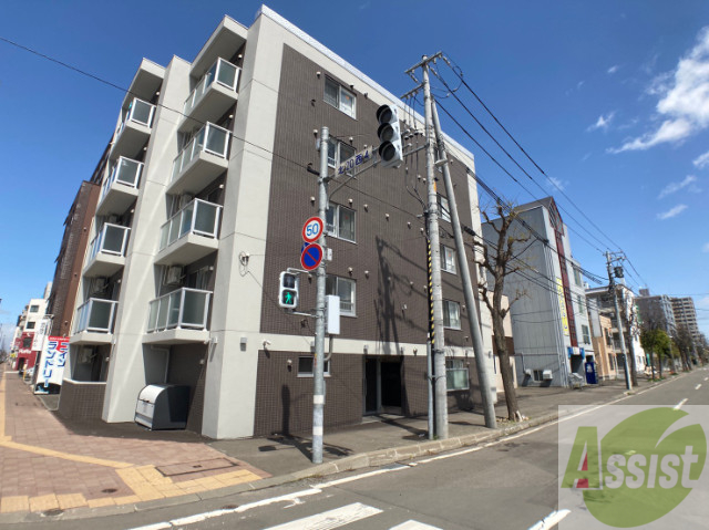 建物外観　札幌市北区二十条西「ＲＡＦＦＩＮＥＮ２０ＷＥＳＴ」」