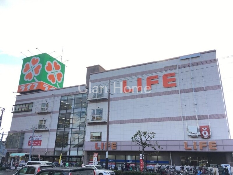 スーパー　ライフ　巽店（スーパー）まで465m