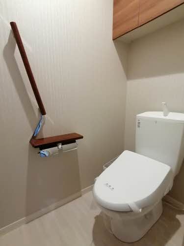 トイレ　ゆったりとした空間のトイレです